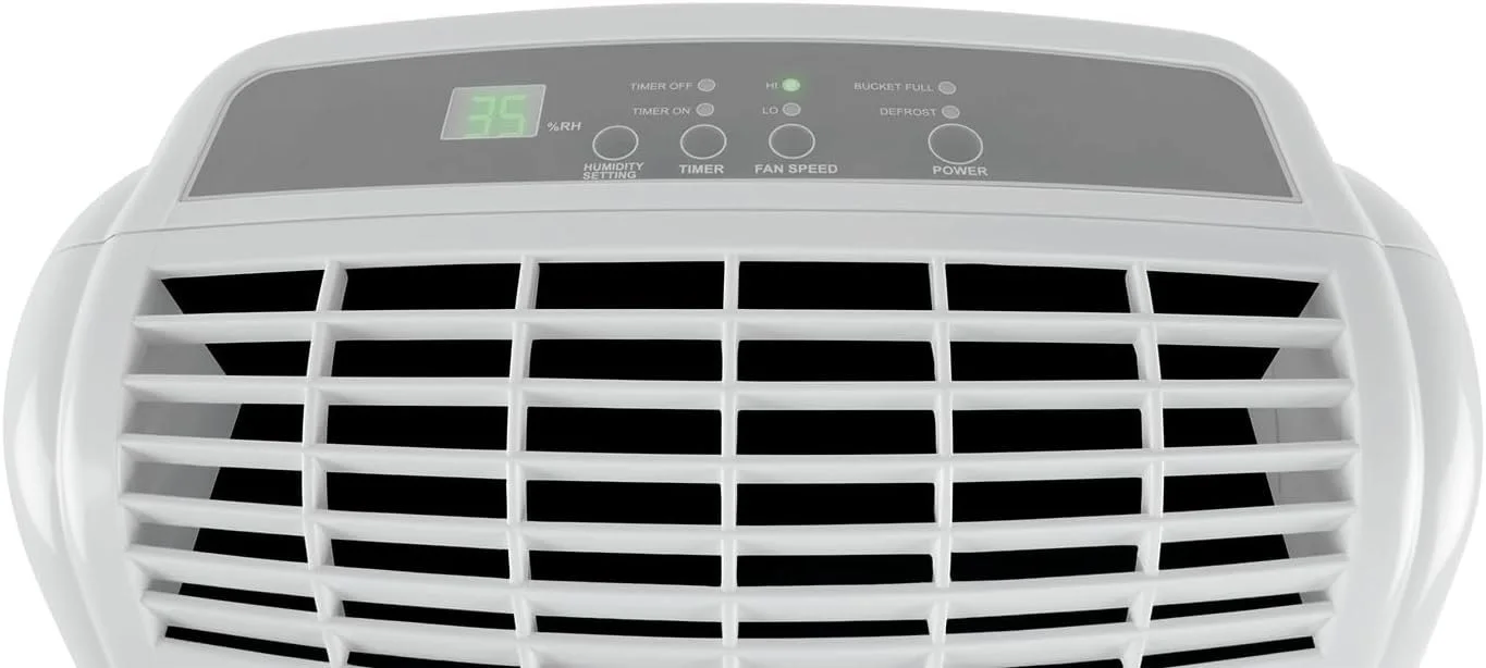 Panel de control del Orbegozo DH 2070