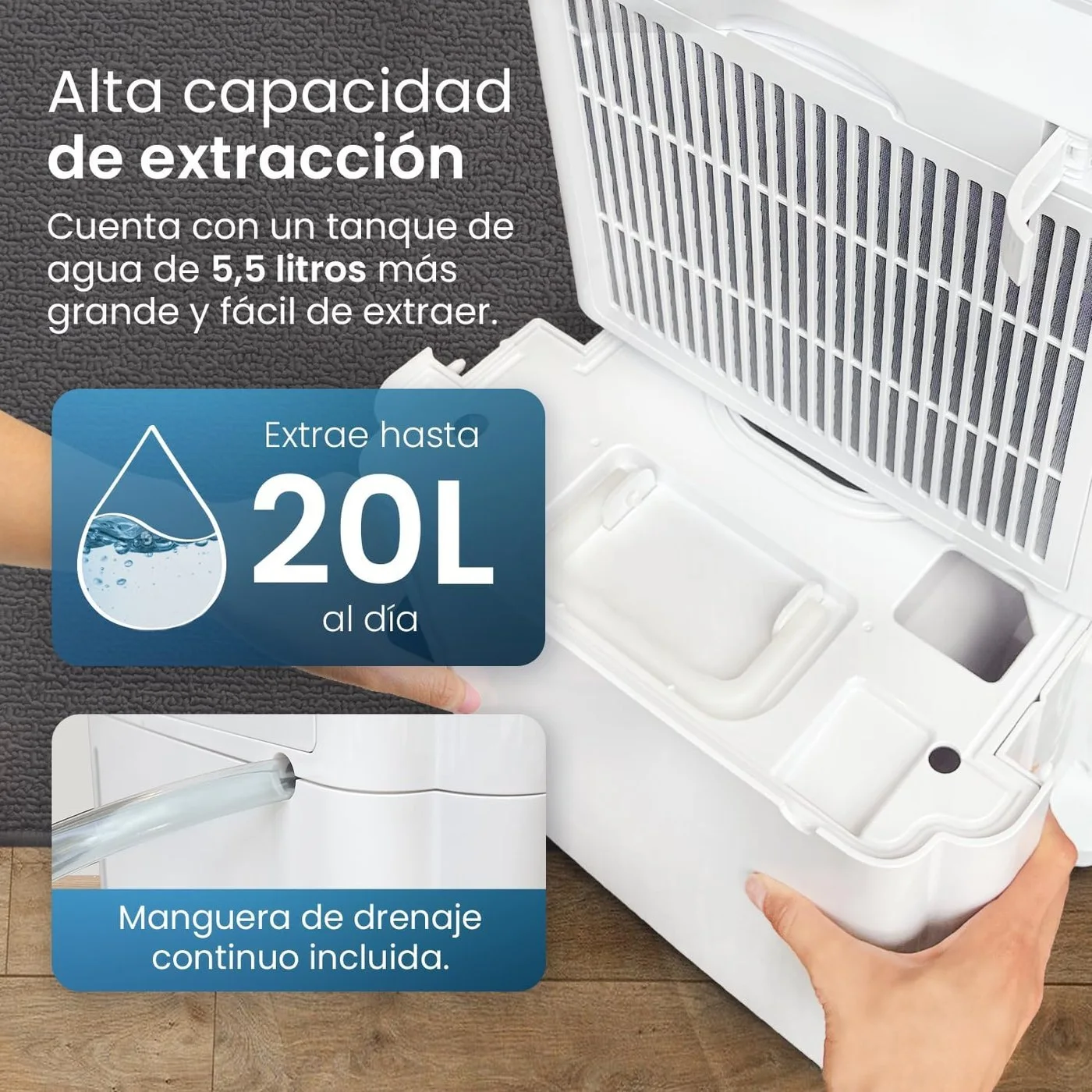 Depósito de 5,5 litros del 20L