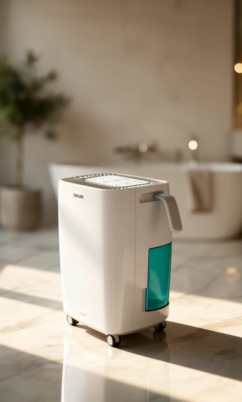 El Cecotec BigDry 4000 Expert Connected en un baño, junto a la bañera